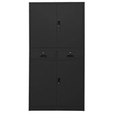 Office Cabinet Anthracite 35.4x15.7x70.9 Steel